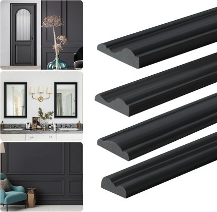 Elegant crown molding installation in Long Island living room by Remodel With Alison